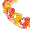 Glass Beaded Bracelets for Women BJEW-JB12732-4