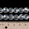 Electroplate Transparent Glass Beads Strands EGLA-A035-T10mm-A19-4