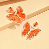 Bohemia Style Alloy & Cotton Dangle Stud Earrings FS-WG7AD97-06-1