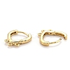 Brass Huggie Hoop Earring Findings LS-EJEW-O107-02G-2