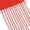 40M Polyester Wavy Fringe Trim Ribbon OCOR-GF0004-39E-1