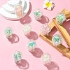 10Pcs Milk Tea Cup Theme Opaque Acrylic Pendants OACR-CJ0002-31-5