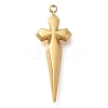 304 Stainless Steel Pendants STAS-P369-05G-1