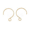 Ion Plating(IP) 316 Surgical Stainless Steel Earring Hooks X-STAS-D183-03G-02-2