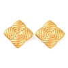 Ion Plating(IP) 304 Stainless Steel Stud Earrings EJEW-G395-10G-2