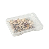 50Pcs 5 Colors Alloy Enamel Pendants ENAM-FS0002-30-6