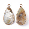 Natural Amazonite Pendants G-S344-51F-2