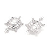 304 Stainless Steel Turtle Pendants STAS-T069-19P-2