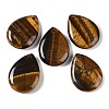 Natural Tiger Eye Pendants G-G115-02B-1