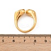 304 Stainless Steel with Glass Cuff Open Rings RJEW-Z125-03G-02-5
