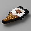 Gnome Food Grade Eco-Friendly Silicone Focal Beads SIL-WH0012-042F-2