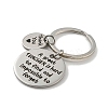 Teacher's Day Gift 201 Stainless Steel Word Thank You Keychains LS-KEYC-E040-05P-03-2
