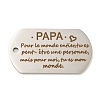 Non-Tarnish 201 Stainless Steel Pendants STAS-L079-01P-08-1
