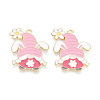 Alloy and Enamel Pendants ENAM-T021-21A-1