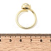 Brass Micro Pave Cubic Zirconia Cuff Open Rings for Women RJEW-L343-01G-05-5
