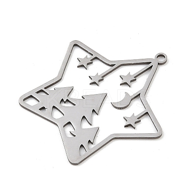 Christmas 201 Stainless Steel Pendants LS-STAS-C156-01T-P-1