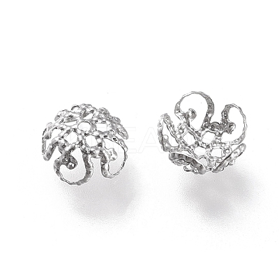 Non-Tarnish 316 Stainless Steel Fancy Bead Caps LS-X-STAS-K194-04P-1
