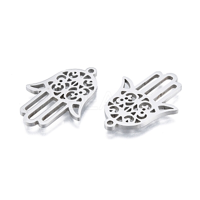 Non-Tarnish 201 Stainless Steel Pendant STAS-B027-30P-1
