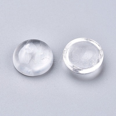 Natural Quartz Crystal Cabochons LS-X-G-P393-R50-12MM-A-1
