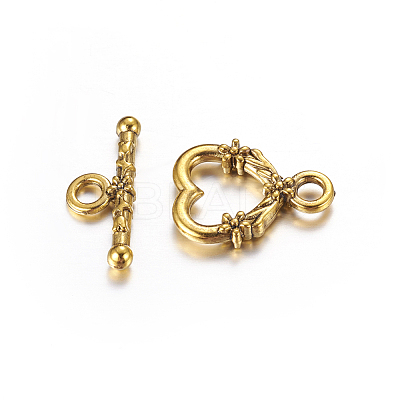 Tibetan Style Toggle Clasps LS-GLF1086Y-NF-1