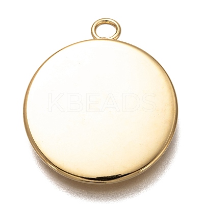 304 Stainless Steel Pendant Cabochon Settings LS-STAS-Z030-01D-G-1
