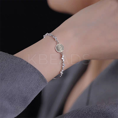 90Pcs 6 Styles Tibetan Style Alloy Connector Charms FIND-AR0003-28-1
