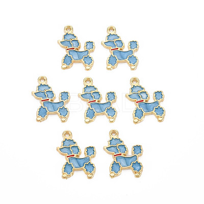Alloy Enamel Pendants ENAM-N055-013B-NR-1