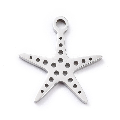 Non-Tarnish 201 Stainless Steel Charms STAS-D176-03P-1