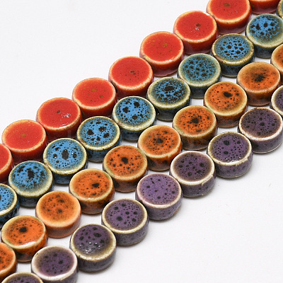 Handmade Porcelain Beads PORC-S496-A-12mm-1