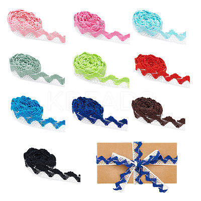 10 Colors Cotton Lace Ribbon Edge Trimmings OCOR-AR0001-37-1