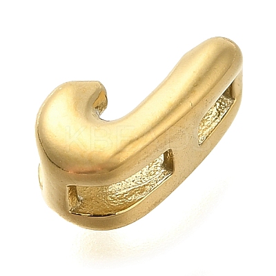 Ion Plating(IP) 304 Stainless Steel Slide Charms STAS-B075-37G-J-1