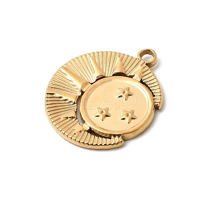 304 Stainless Steel Pendants STAS-B120-05G-01-1