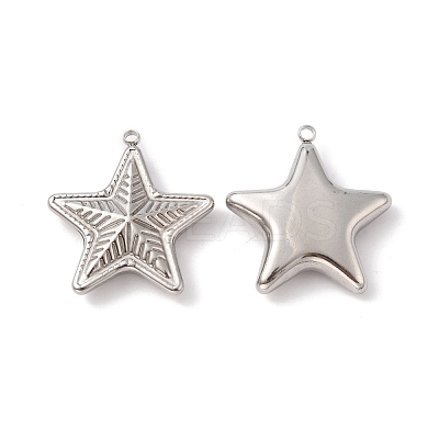 Non-Tarnish 304 Stainless Steel Pendants STAS-C073-03P-1