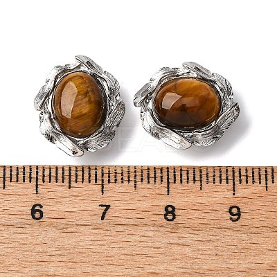 Natural Tiger Eye Oval Multi-Strand Links G-G207-02P-07-1