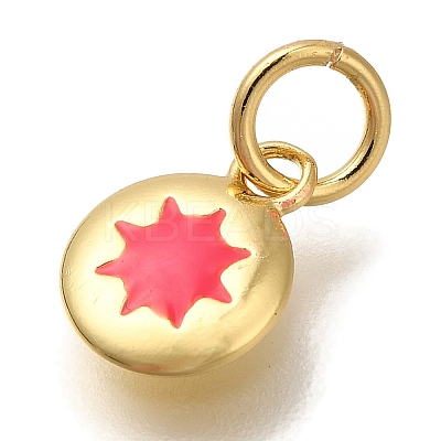 Rack Plating Brass Charms KK-I720-51G-05-1