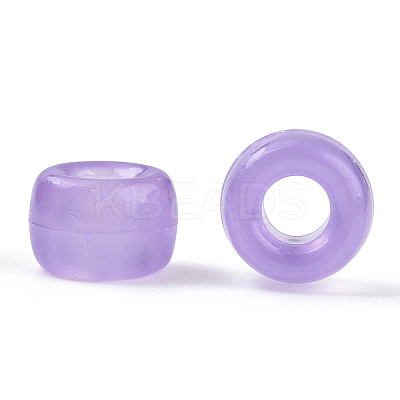 Transparent & Luminous Plastic Beads KY-T025-01-H04-1