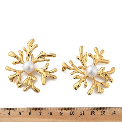 304 Stainless Steel Stud Earrings EJEW-Z084-13G-1