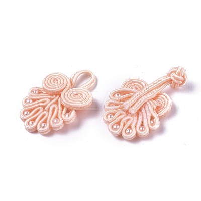 Handmade Chinese Frogs Knots Buttons Sets BUTT-WH0014-29X-1
