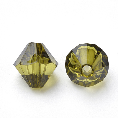 Transparent Acrylic Beads TACR-S146-8mm-25-1