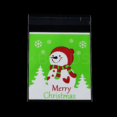 Christmas Theme Plastic Bakeware Bag OPP-Q004-04I-1