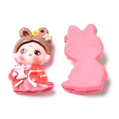 Opaque Resin Cabochons CRES-M017-01C-1