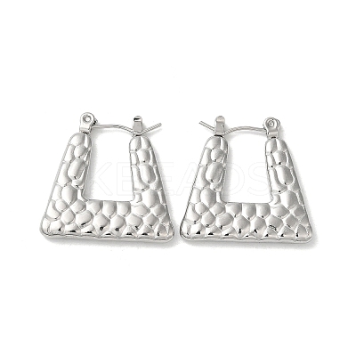 Non-Tarnish 304 Stainless Steel Hoop Earrings for Women EJEW-Z026-27P-1