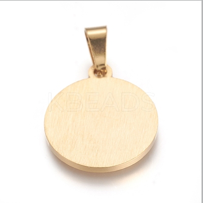 304 Stainless Steel Pendants X-STAS-I131-10G-1