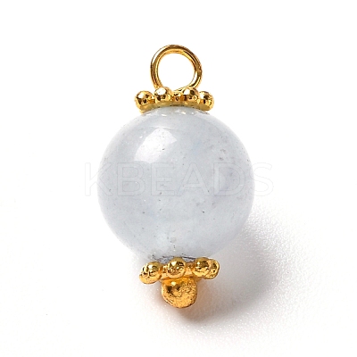 Natural Aquamarine & Rose Quartz & Amethyst Pendants PALLOY-JF00894-1