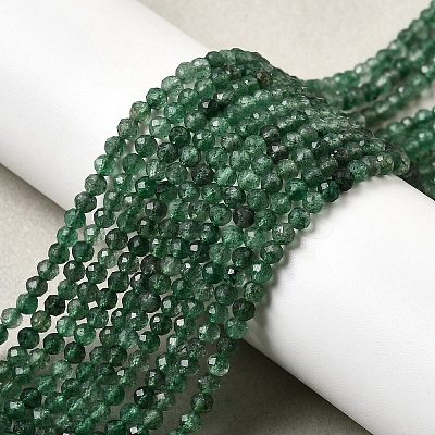 Natural Green Strawberry Quartz Beads Strands G-D340-A03-3mm-1