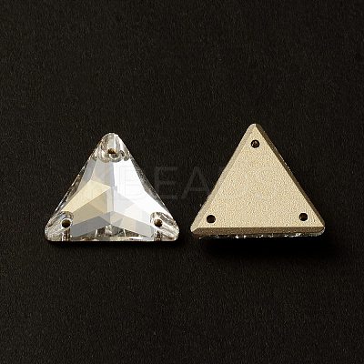 Triangle Shape Sew on Rhinestone GLAA-A024-06A-001TR-1