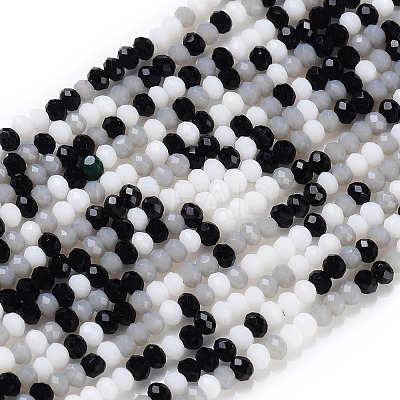 Glass Beads Strands GLAA-F106-B-15-1