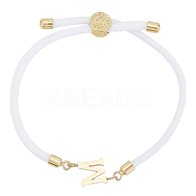 1pc Adjustable Nylon Cord Slider Bracelets for Women BJEW-LP0001-33M-G-1