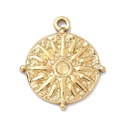 304 Stainless Steel Pendant cabochon Settings STAS-G361-05G-1