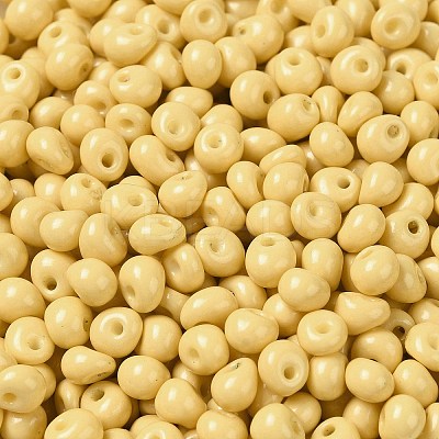 6/0 Opaque Baking Paint Glass Seed Beads X1-SEED-M012-02A-07-1